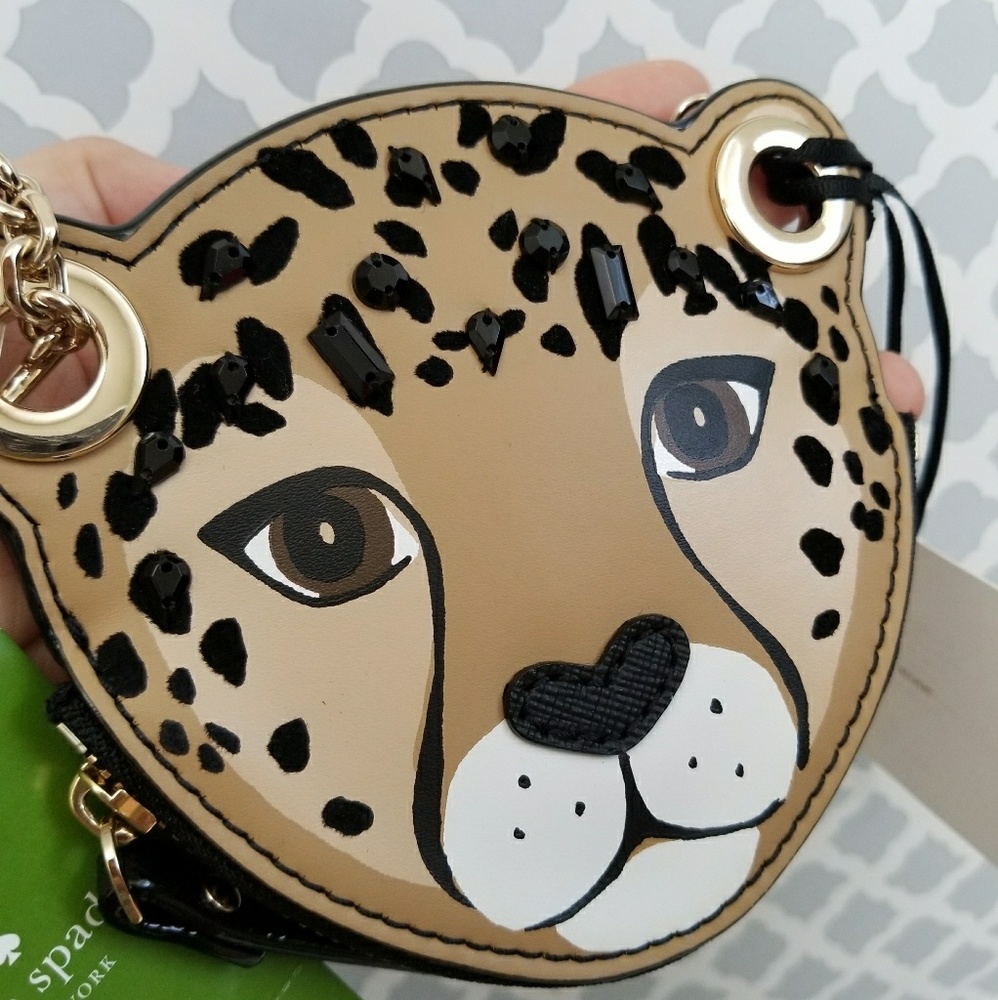 Kate spade leopard coin purse - Picture 5 of 8